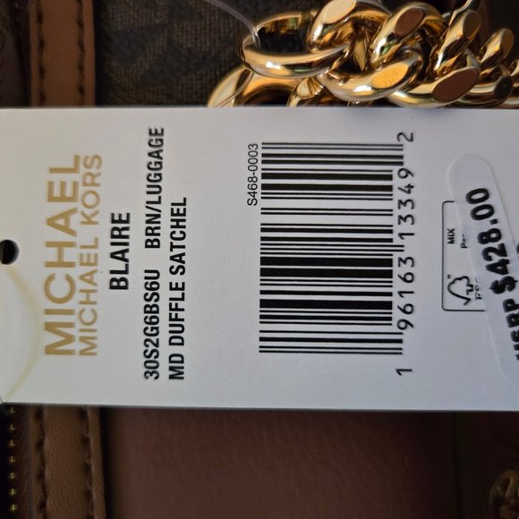 Michael Kors Blaire Satchel NWT - Picture 7 of 7